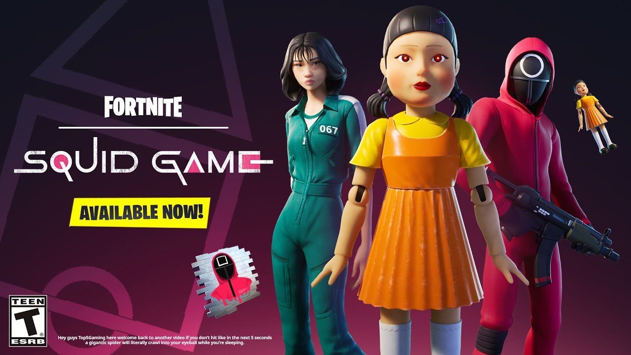 Fortnite x «Игра в кальмара» — дата выхода коллаборации и подробности