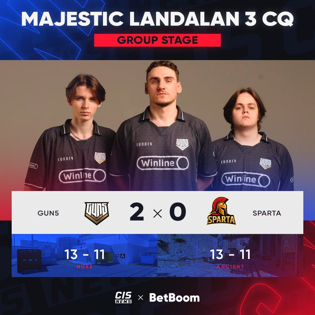 Триумфальное начало GUN5 на Majestic LanDaLan 3 CQ