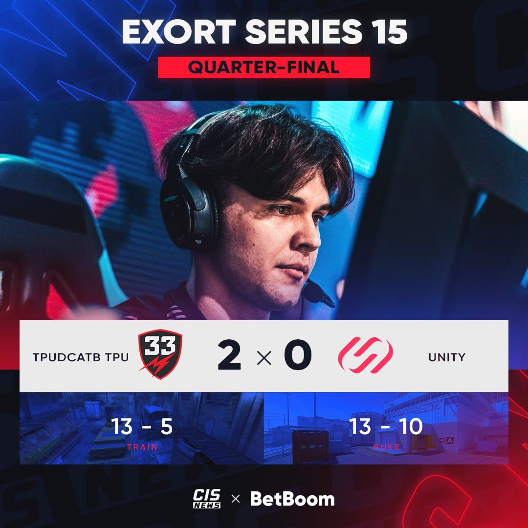 TPuDCATb TP завершают лето победой над UNiTY и выходом в полуфинал Exort Series 15
