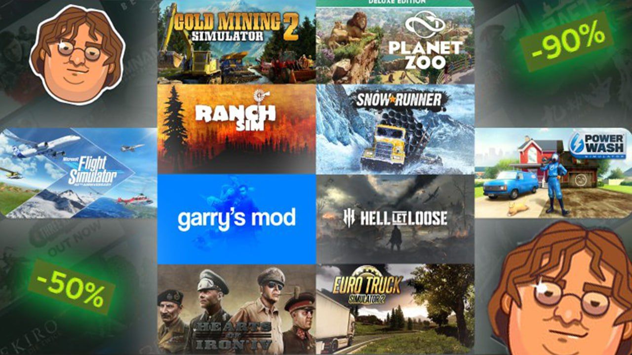 Топ 10 симуляторов в Steam со скидками до 85%: от золотодобытчиков до авиапилотов
