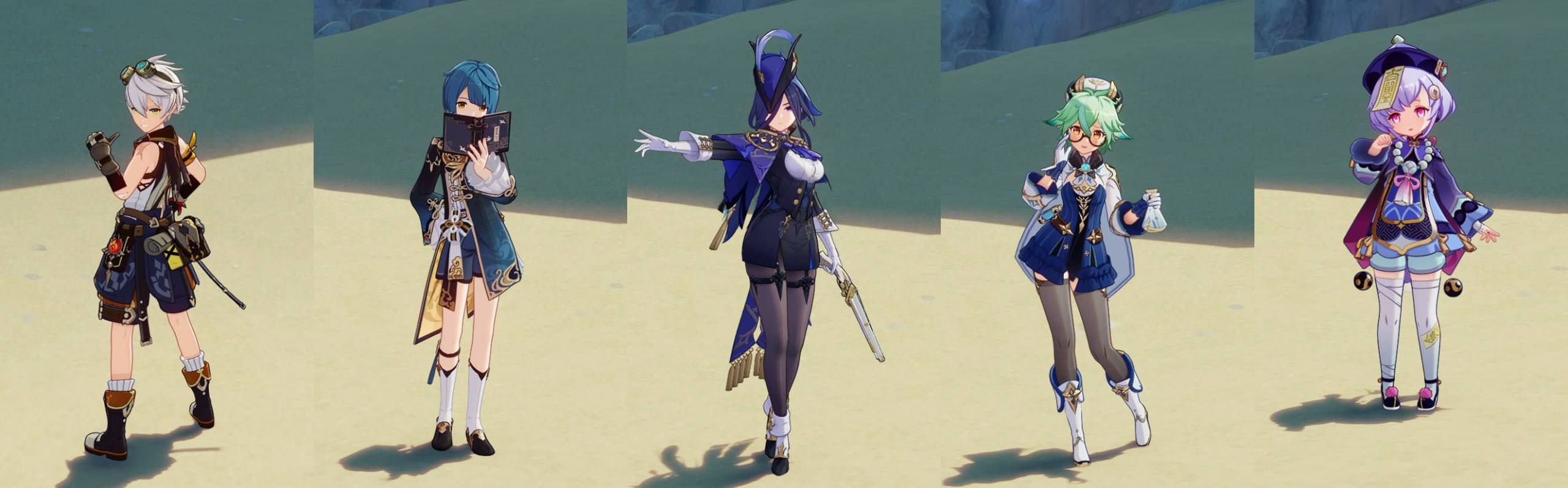 Genshin Impact представляет новые позы персонажей в обновлении 6.0