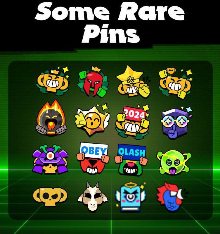 Редкие пины в Brawl Stars: проверьте свою коллекцию на наличие эксклюзивных предметов