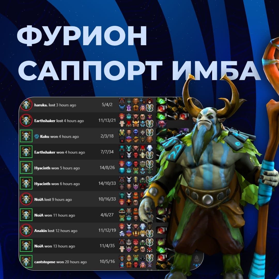 📢 Nature’s Prophet стал метовым саппортом в актуальной мете Dota 2