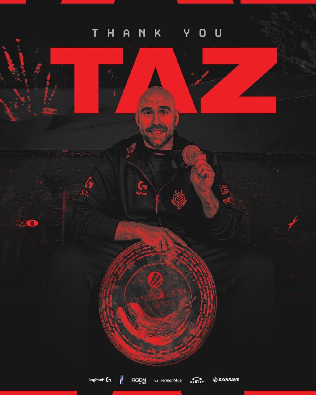 Легендарный тренер TaZ покидает команду: благодарность за стратегии и трофеи