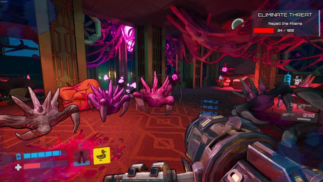 Бесплатный Шутер Oh, Bugger! Отстреливайте Пришельцев в Steam!