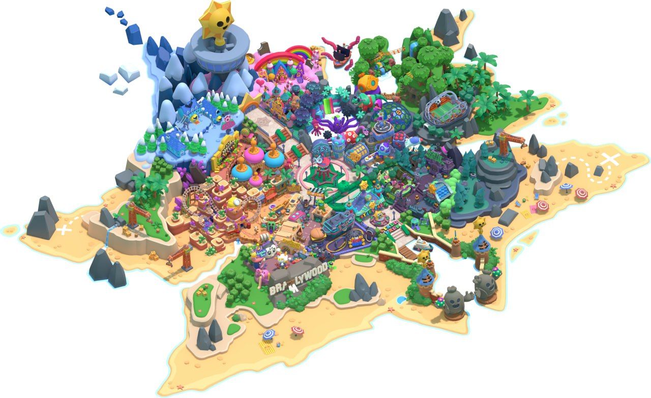 Brawl Stars: Карта Старр Парка! Городская Площадь и Ретрополис Уже Открыты!