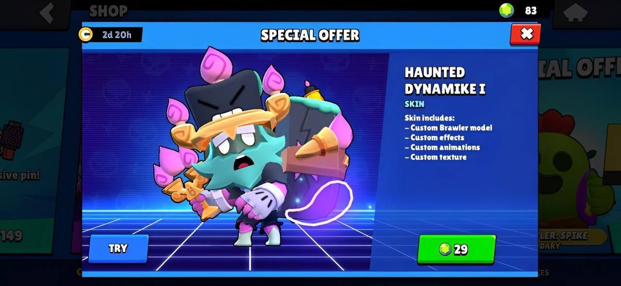 Brawl Stars: Ошибка в Магазине! Ранний Доступ к Скину Диномайка!