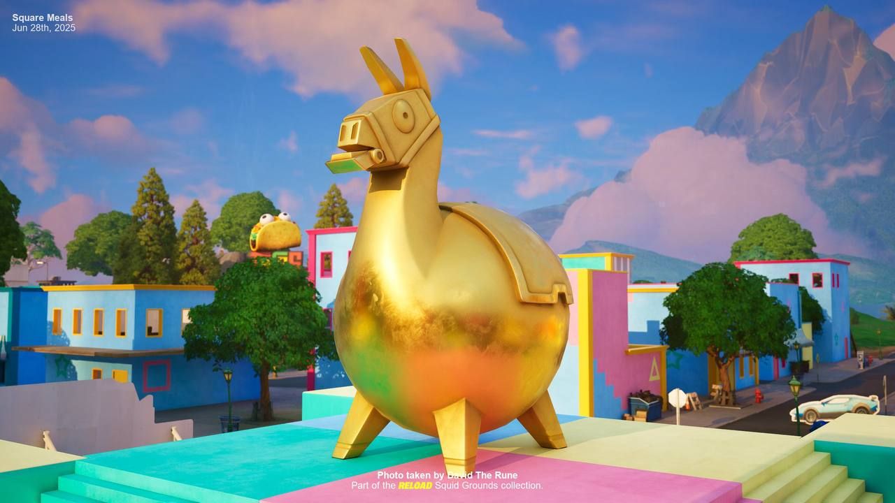 Fortnite: Секрет Золотой Ламы в Square Meals! Как Открыть и Что Внутри?