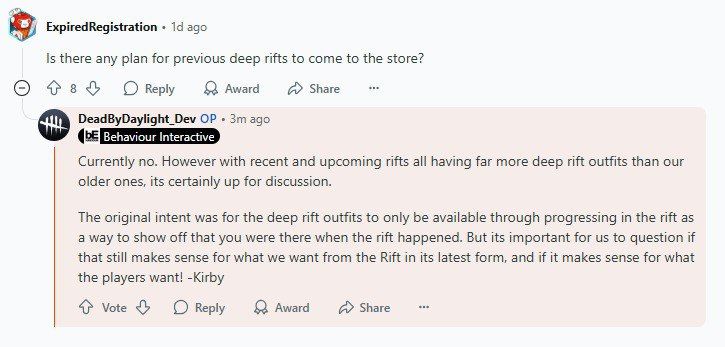 Обновления в Dead by Daylight: расширение перекрасов из Глубокого Разрыва