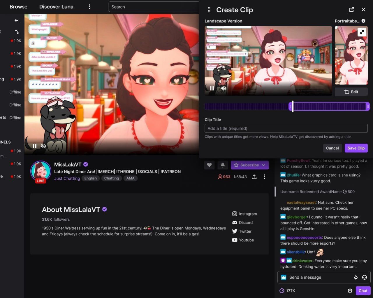 Twitch представил удобное окно для создания клипов без прерывания трансляции