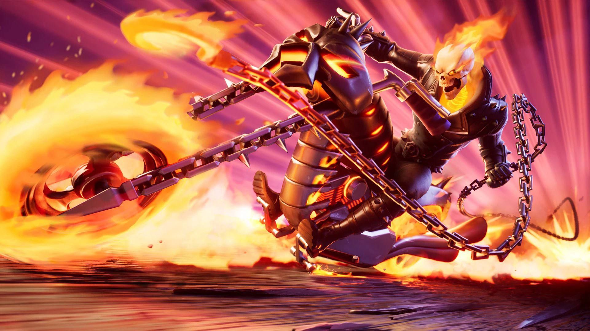 Возвращение Призрачного Гонщика в магазин Fortnite