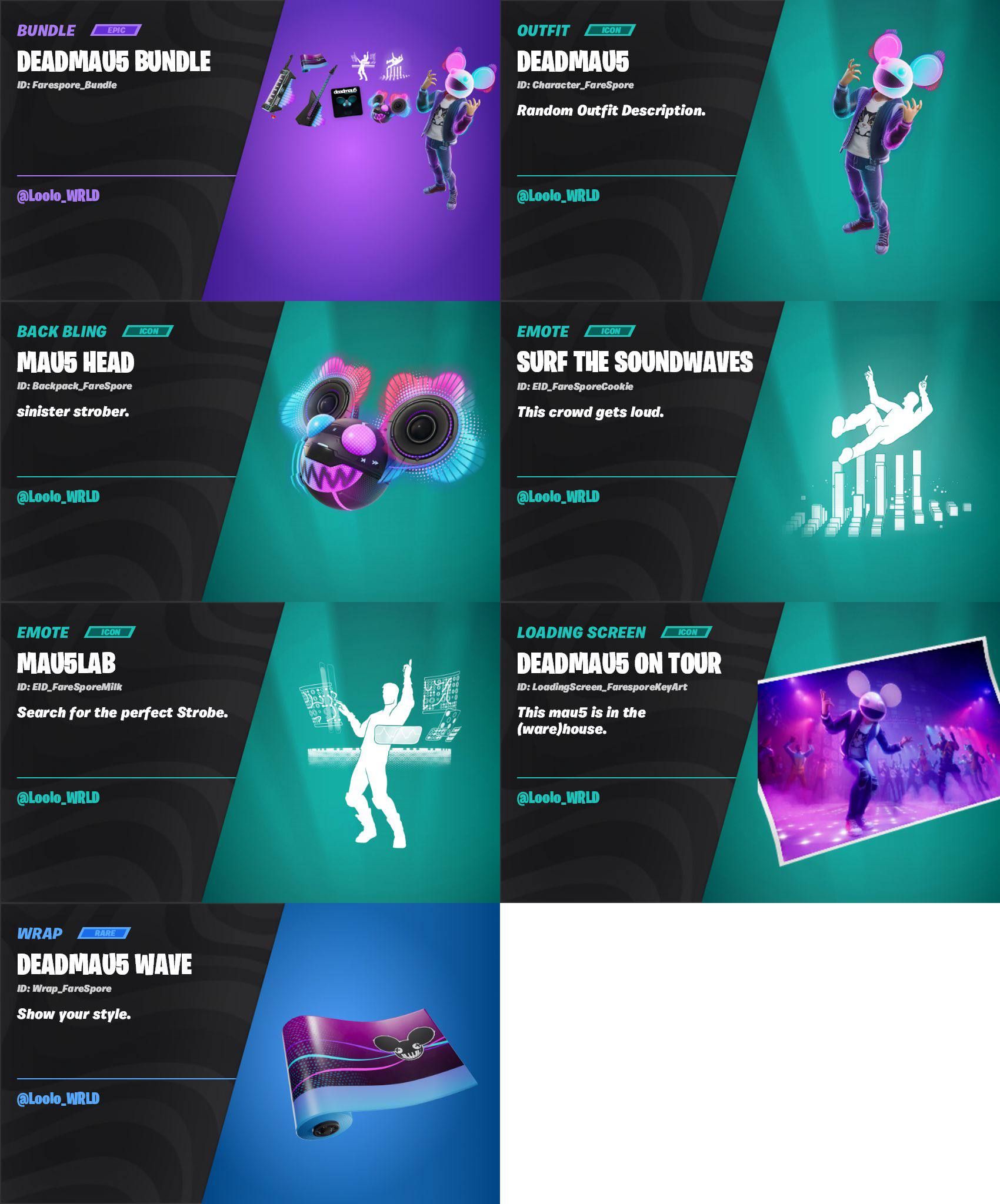 Новая косметика из коллаборации Fortnite и Deadmau5 доступна в игре