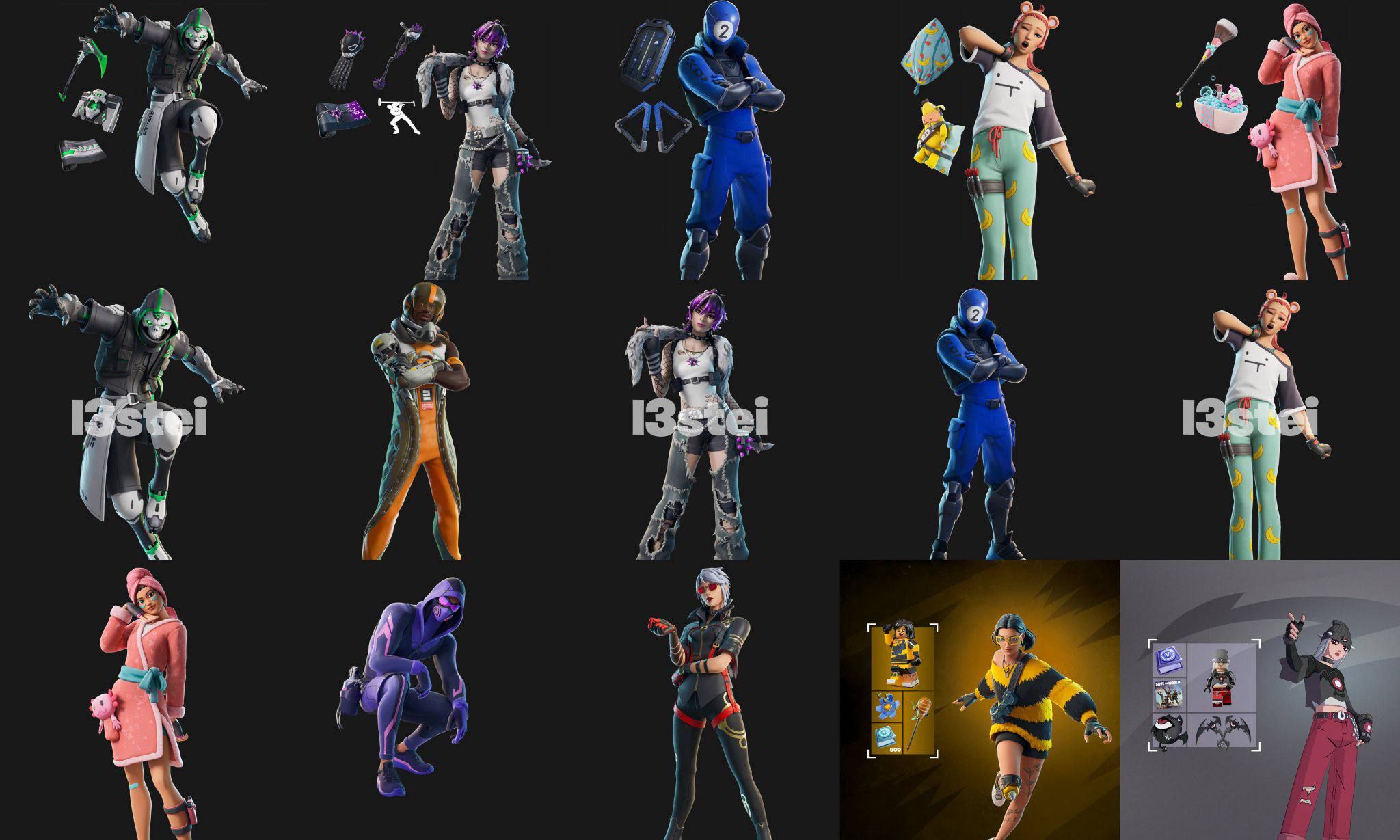 Новые скины в 4 сезоне 6 главы Fortnite: яркие обновления и стильные образы