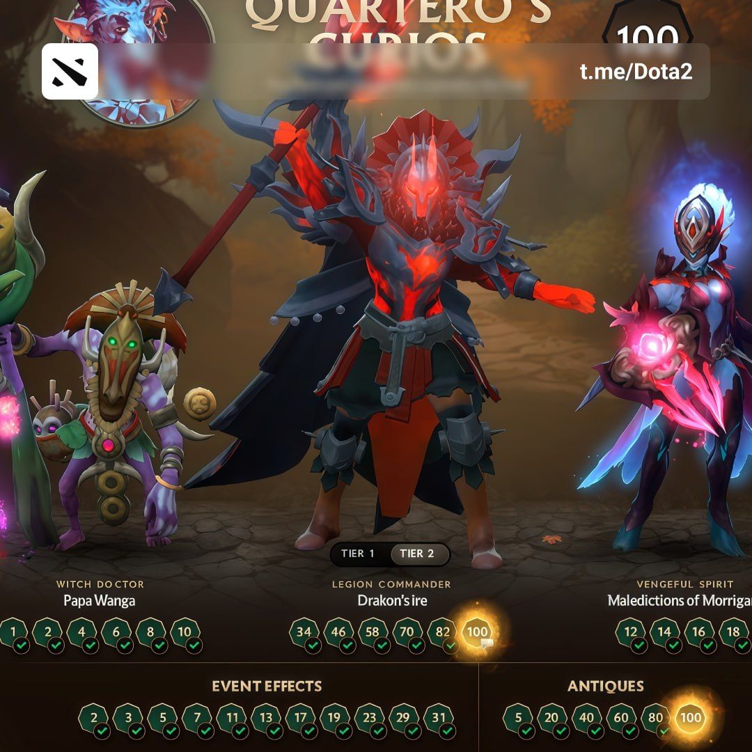 Игроки Dota 2 успешно завершают ивент «Диковинки Квортеро»