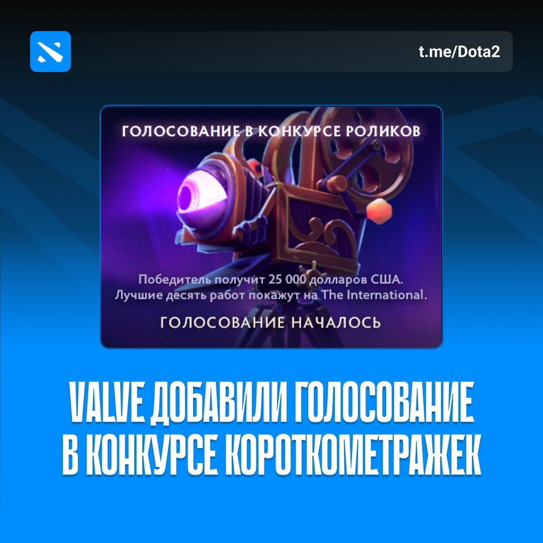 Valve добавили голосование за короткометражные фильмы на The International 2024