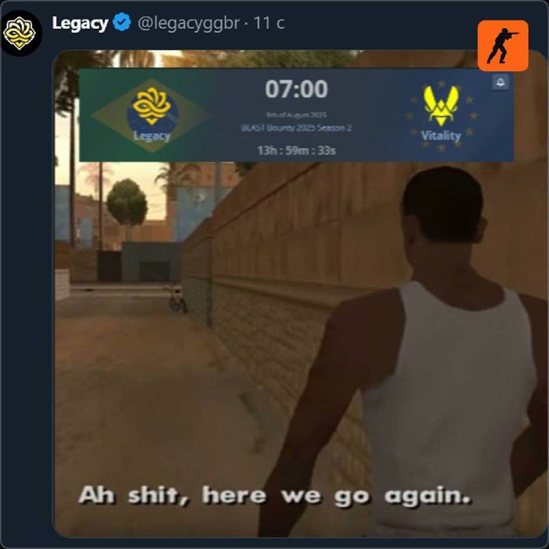 Vitality готовы к реваншу в напряженном матче против Legacy