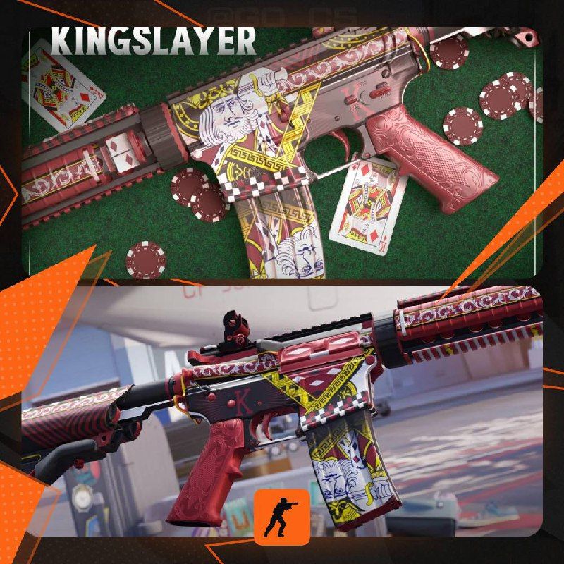 M4A4 | Kingslayer: новая скилл-работа из мастерской Steam