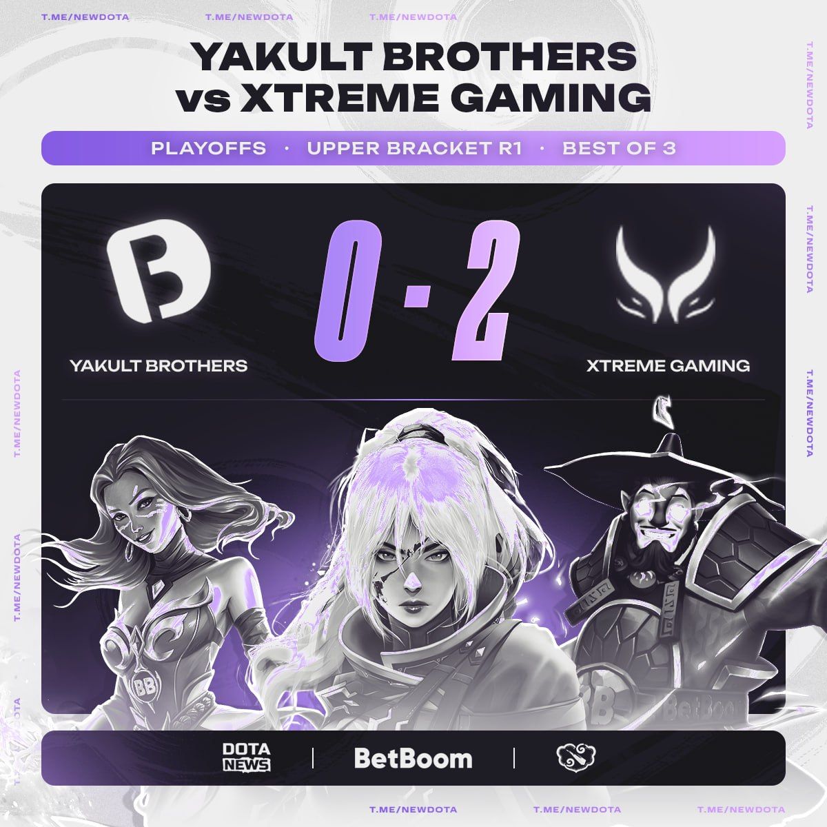 Xtreme Gaming одерживает уверенную победу, а Yakult Brothers покидают турнир