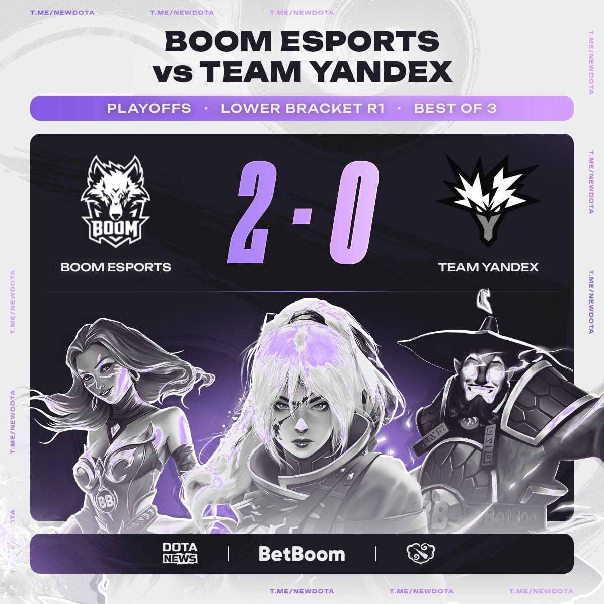 BOOM Esports уверенно побеждают Team Yandex со счетом 2:0