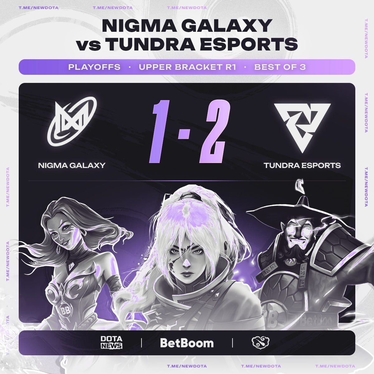 Tundra Esports побеждают Nigma Galaxy в напряженном матче