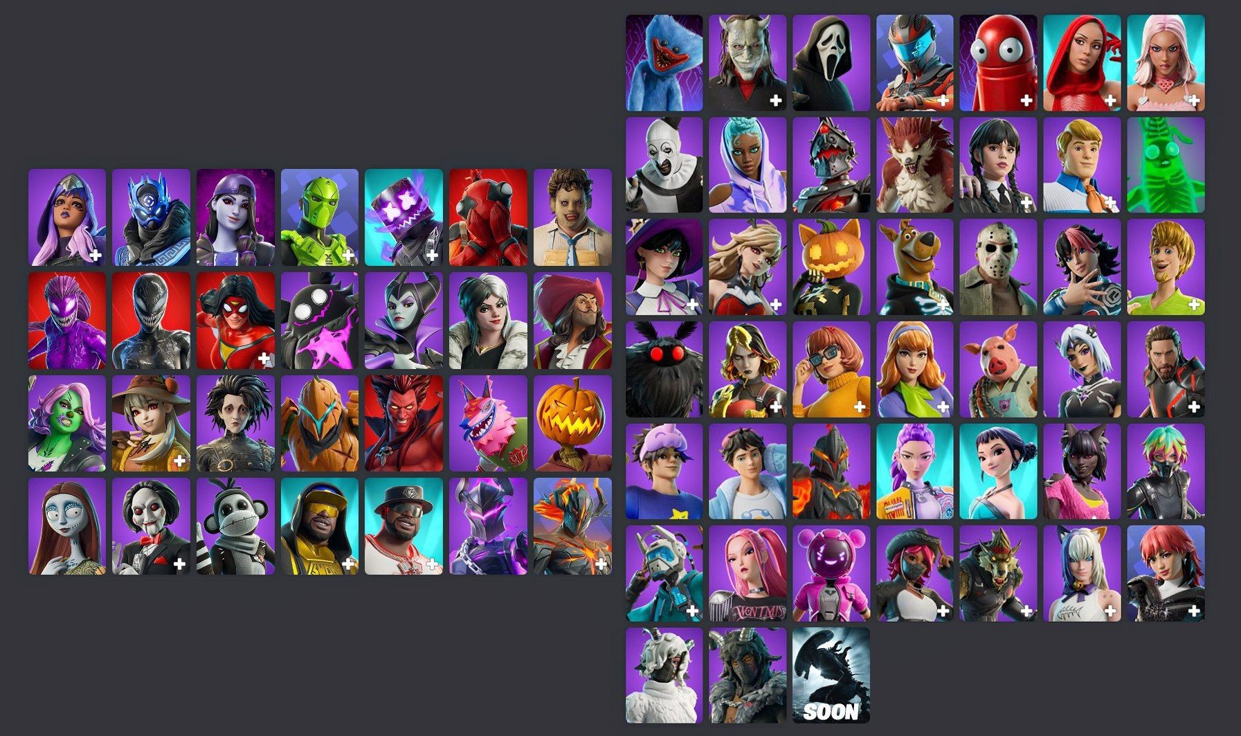 Рекордный рост скинов в Fortnite: сравнение октября 2024 и 2025 годов