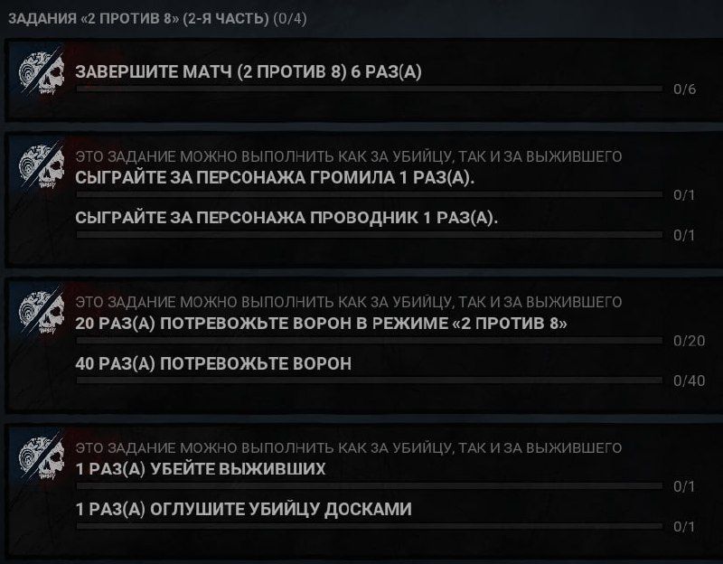 Dead by Daylight представляет новую часть заданий для режима '2 против 8' и планирует опрос среди игроков
