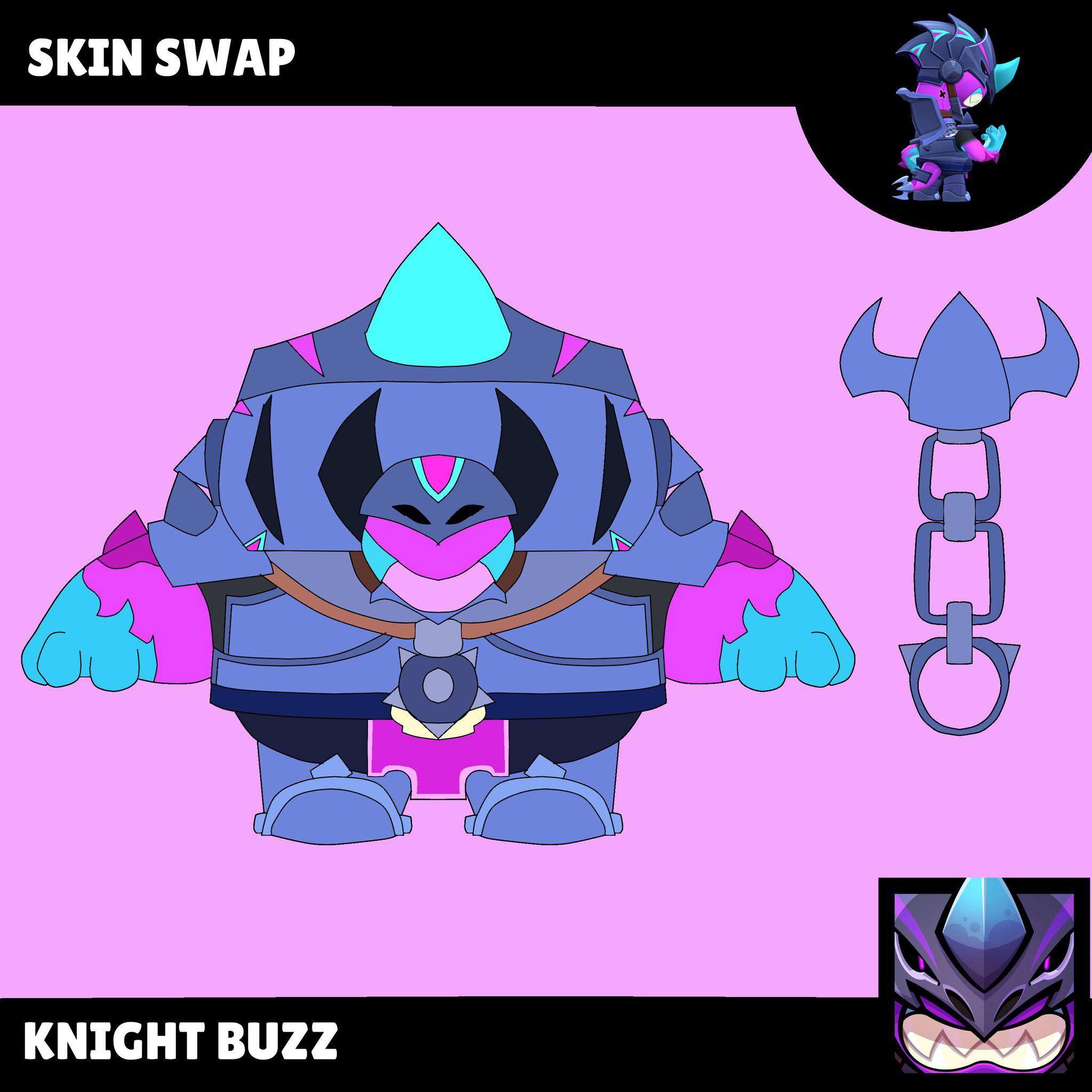 Уникальный скин для Базза, созданный фанатом Brawl Stars