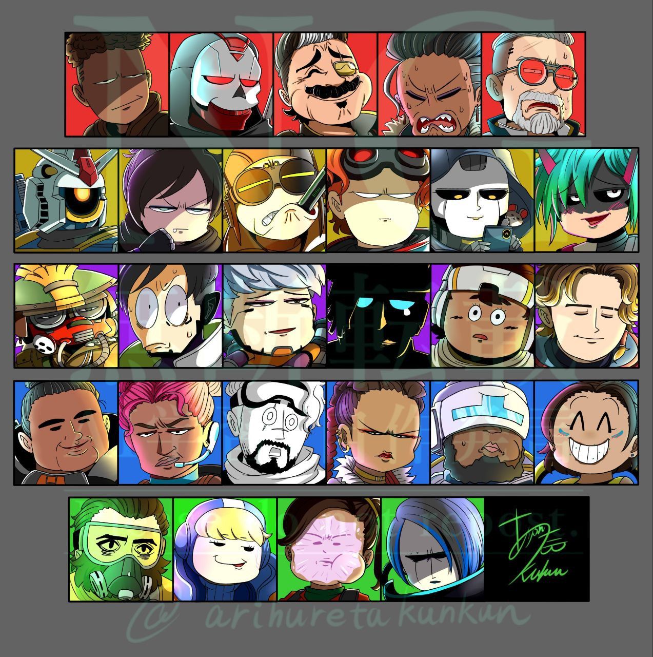 Apex Legends представляет мультяшный стиль для персонажей