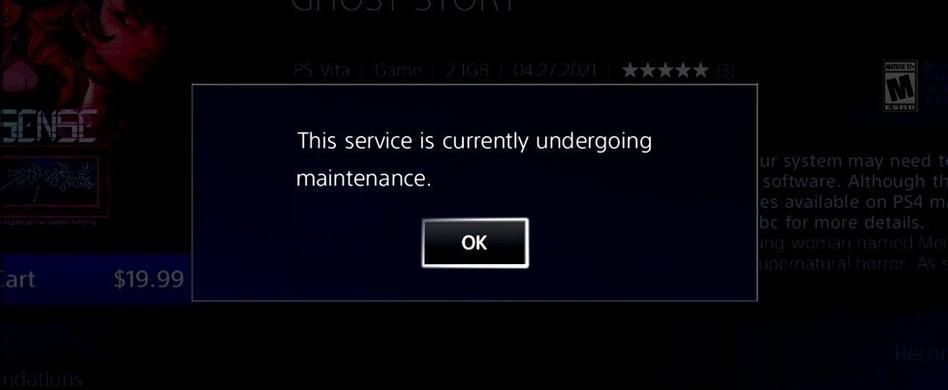 PlayStation Store на PS3 прекратил свою работу