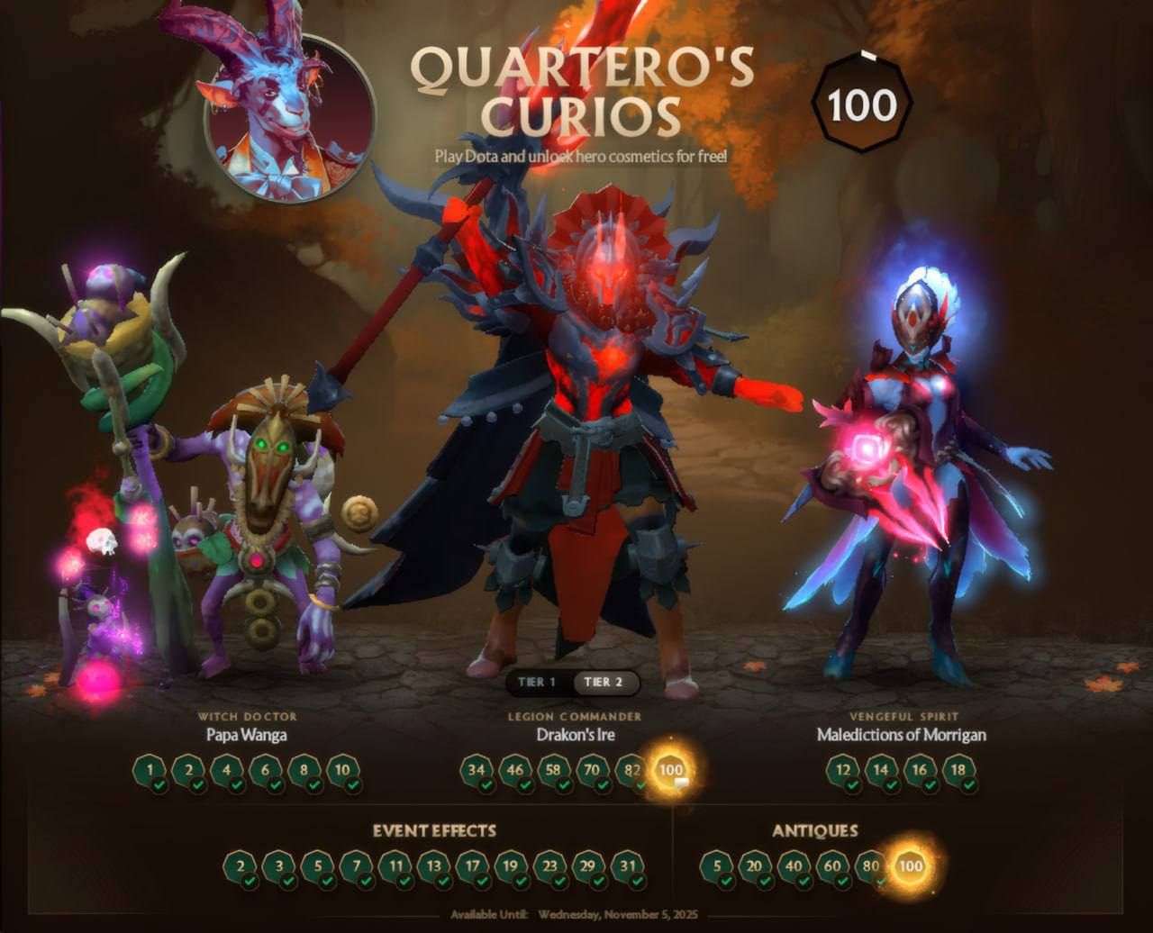 Игроки Dota 2 активно участвуют в текущем ивенте и собирают награды