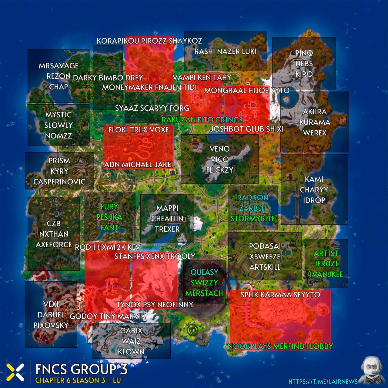 Старт FNCS Group 3: Кто пройдет в Гранд-Финал?