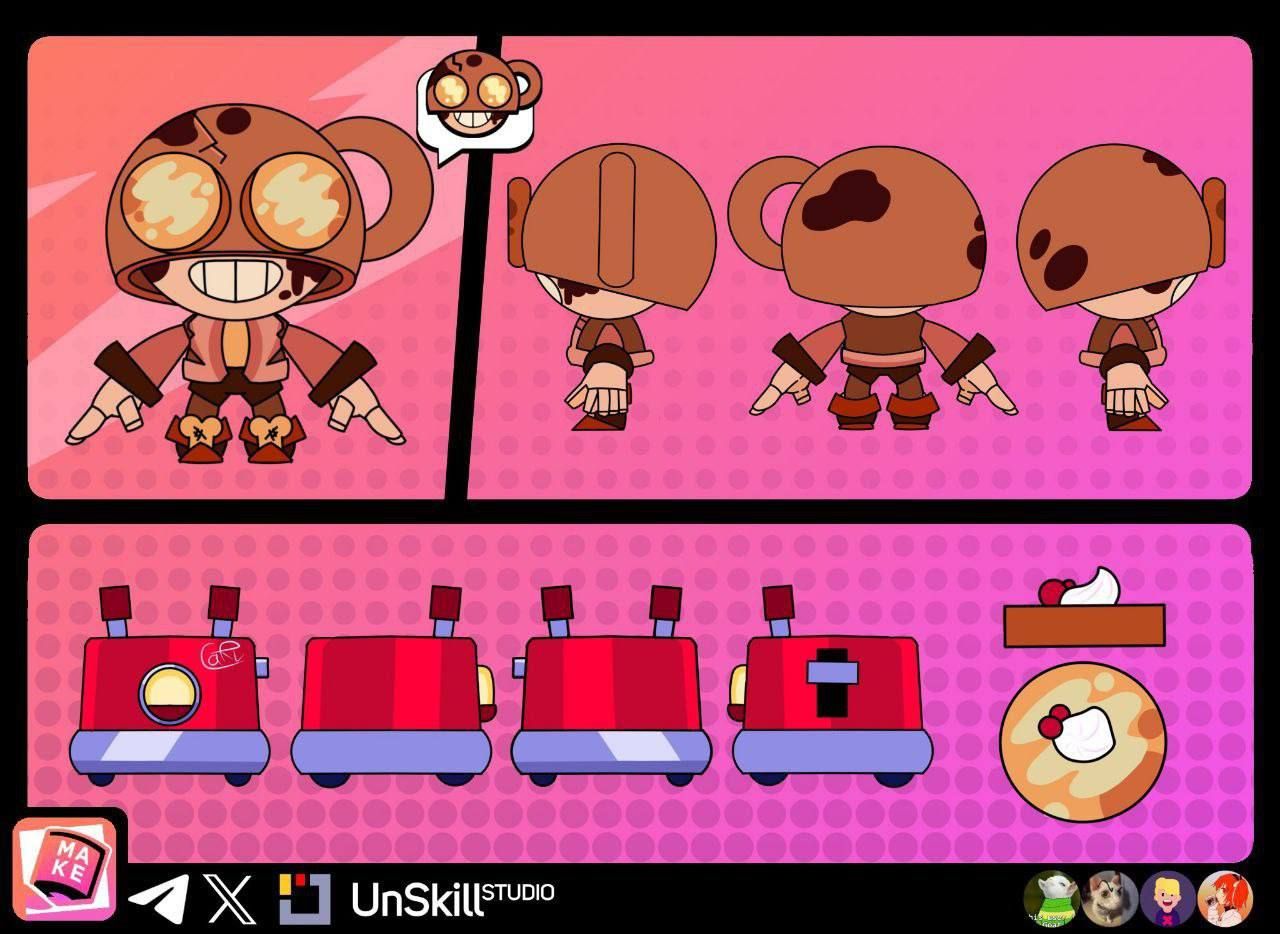 Анонсирован новый концепт-скин для Brawl Stars: Кухонный Карл