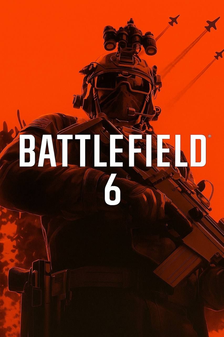 Стильная обложка Battlefield 6 Phantom Edition без блюра