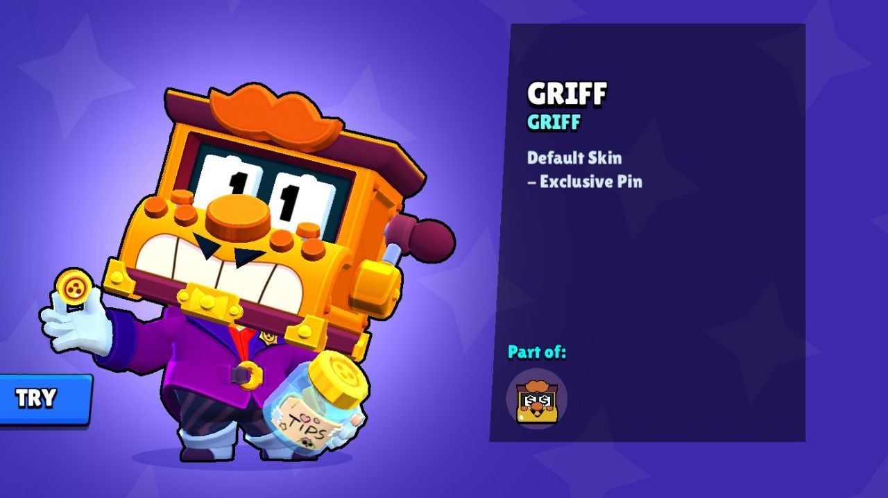 Особенности скина Грифф-Джекпот в Brawl Stars