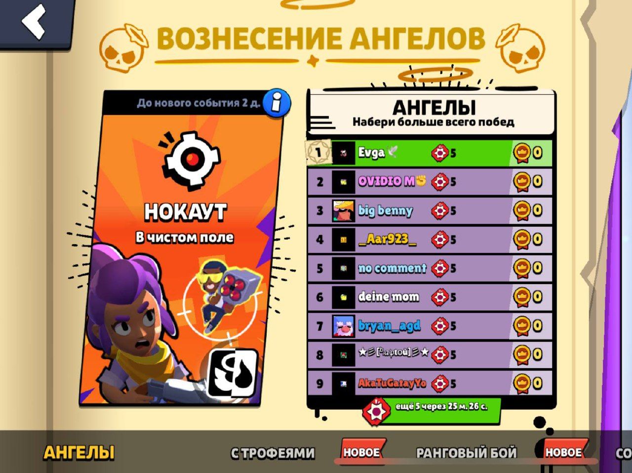 Второй день соревнований в Brawl Stars: обновление билетов и борьба за топовые места