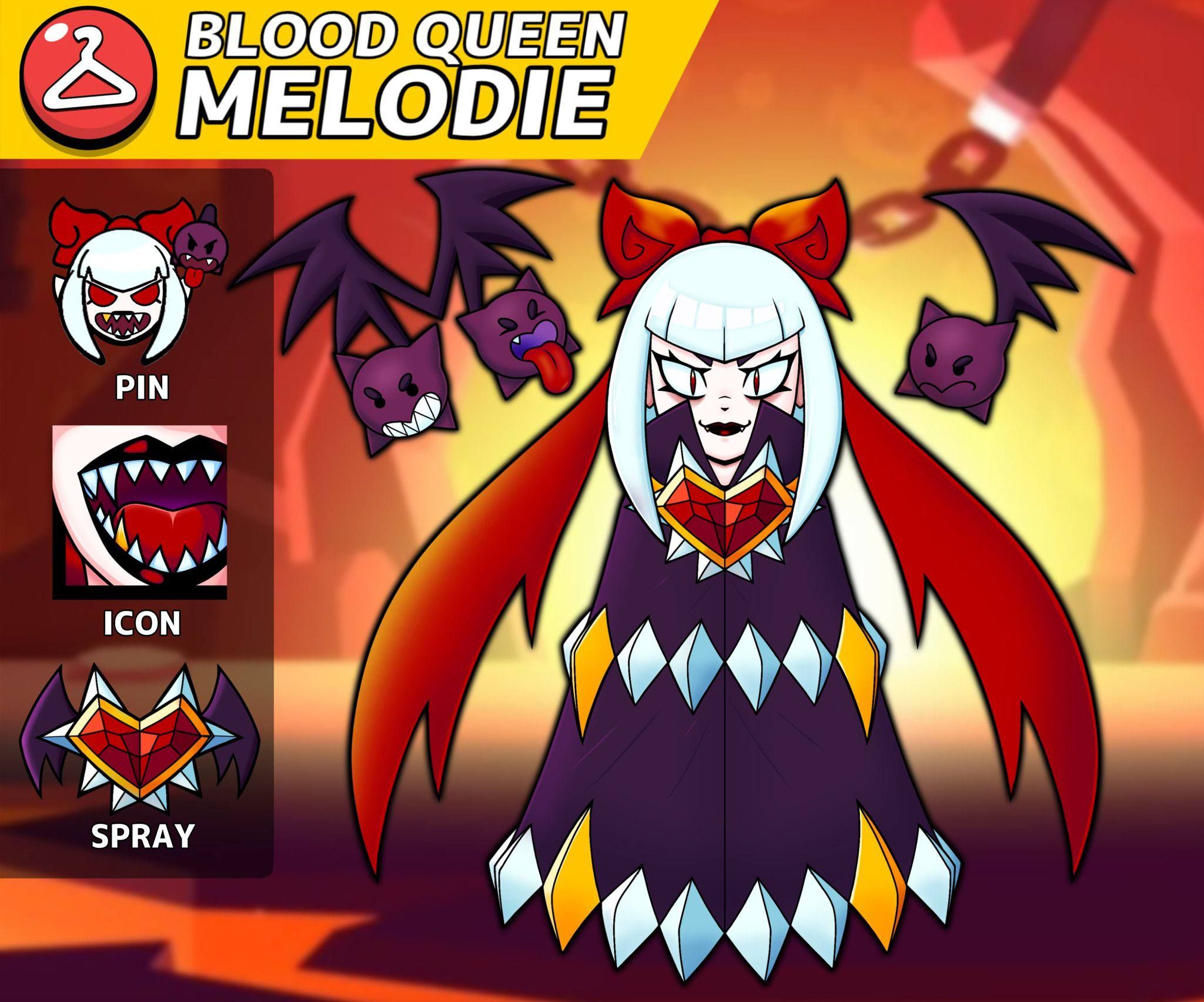 Уникальный мифический скин для Мелоди, созданный игроком, впечатляет сообщество Brawl Stars