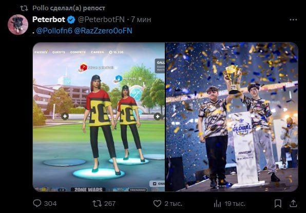 Победители FNCS Global Championship 2024 вновь объединяются для Duo Division Cup