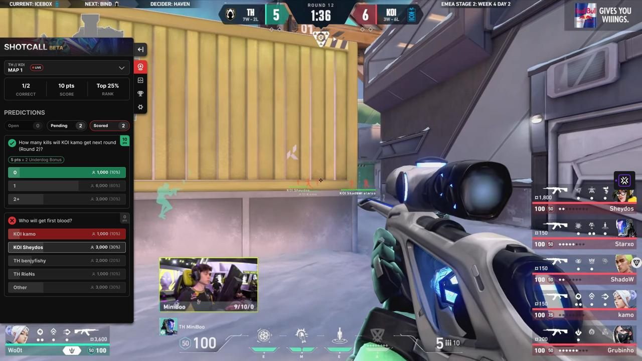 Riot Games представляет новую функцию Shotcall для увлекательного просмотра VCT матчей