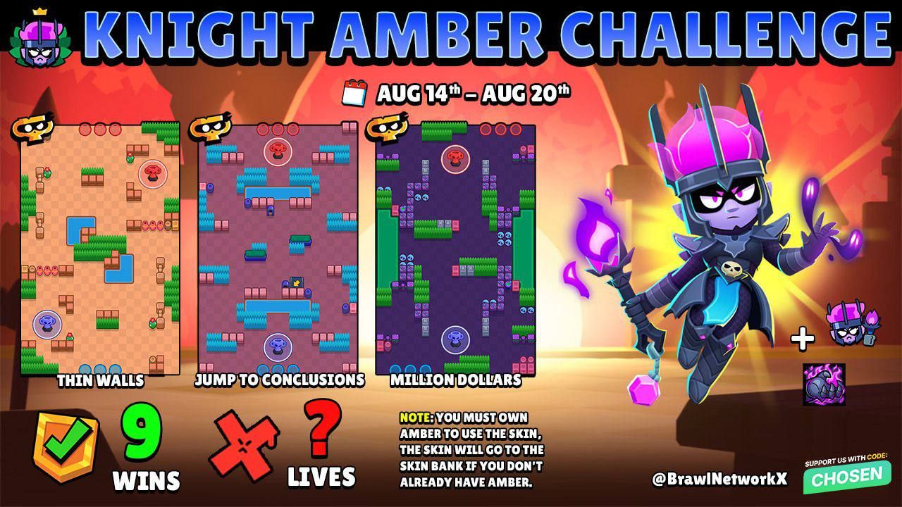 Скорое появление нового события «Рыцарь Эмбер» в Brawl Stars