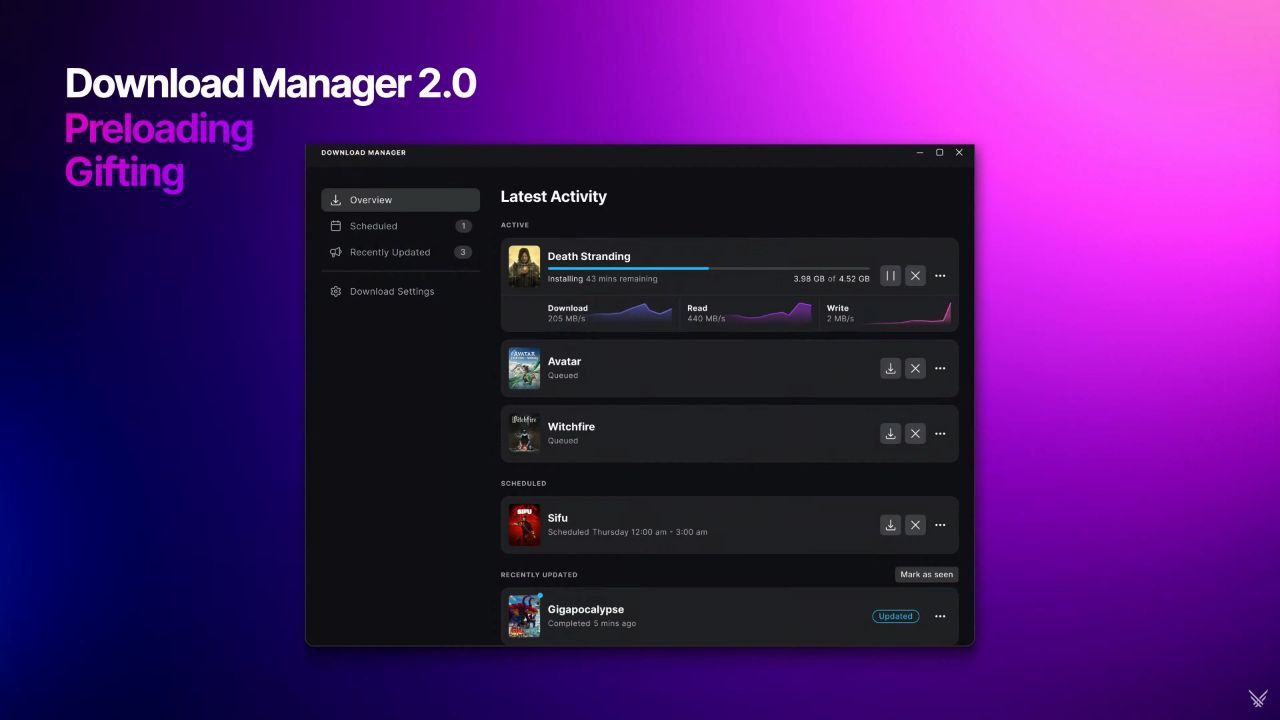 Epic Games Store добавила предварительную загрузку игр на Windows 10/11