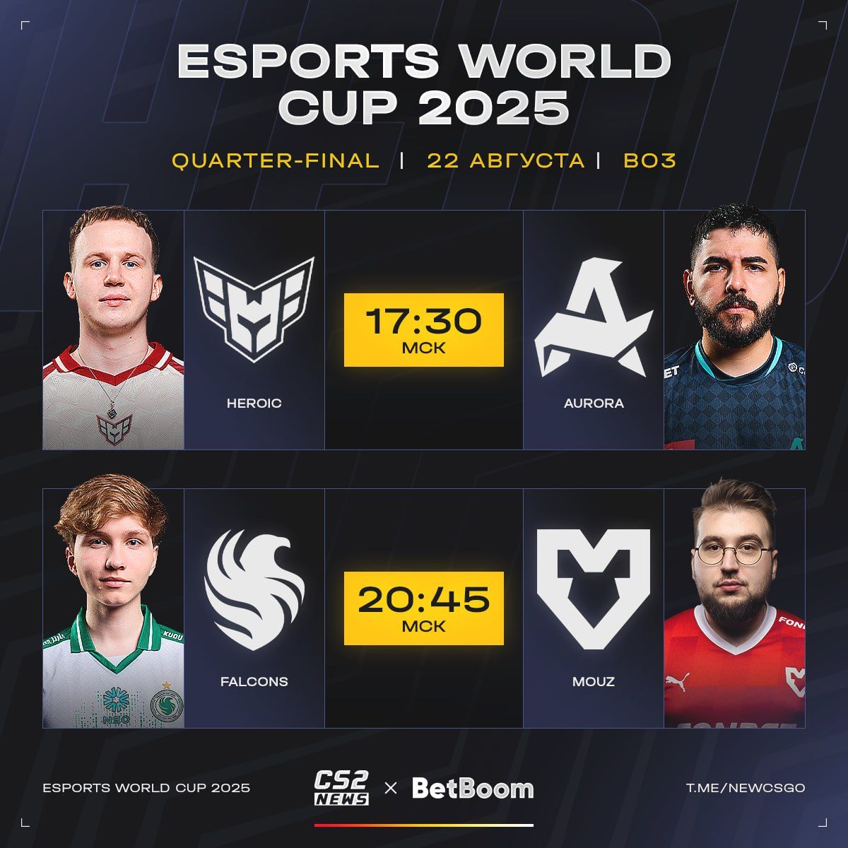 Финальные этапы Esports World Cup 2025: ожидание захватывающих матчей