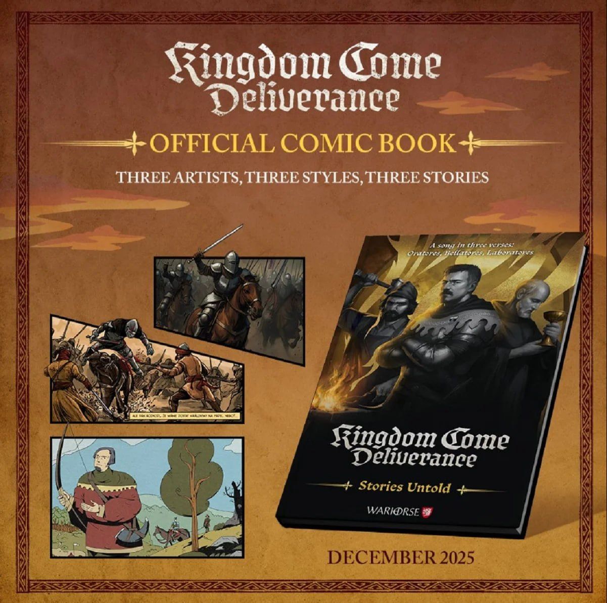 Kingdom Come: Deliverance получит официальный комикс с новыми историями в декабре