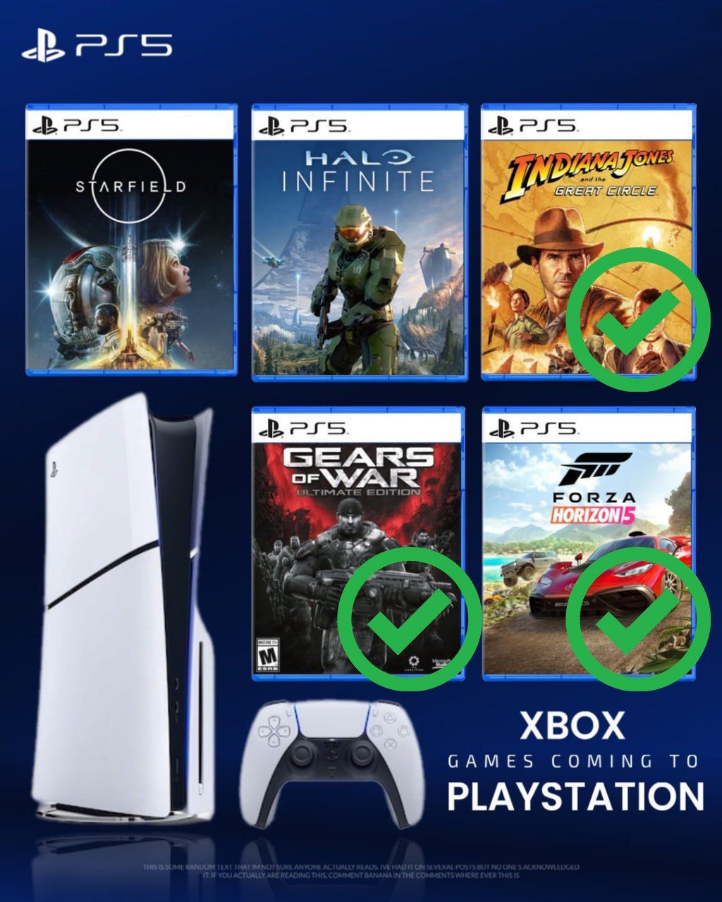 Xbox готовит анонс новых игр для PS5