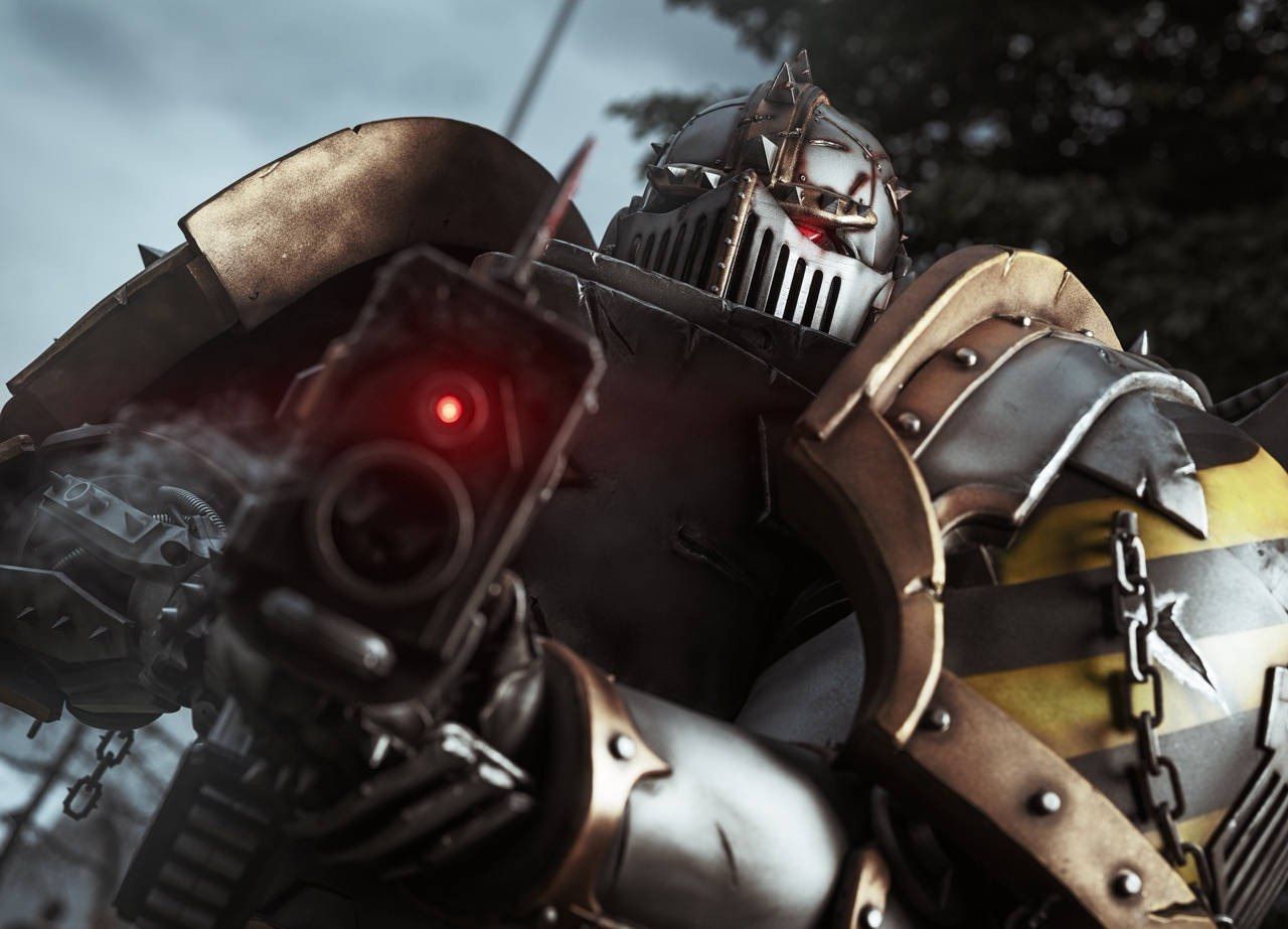 Впечатляющий косплей легионера Железных Воинов из Warhammer 40,000