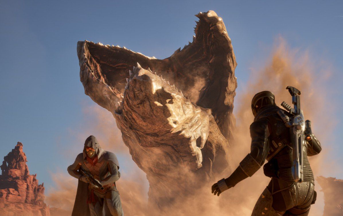 Игроки Dune Awakening нашли способ обойти гигантских червей с помощью ходьбы по песку