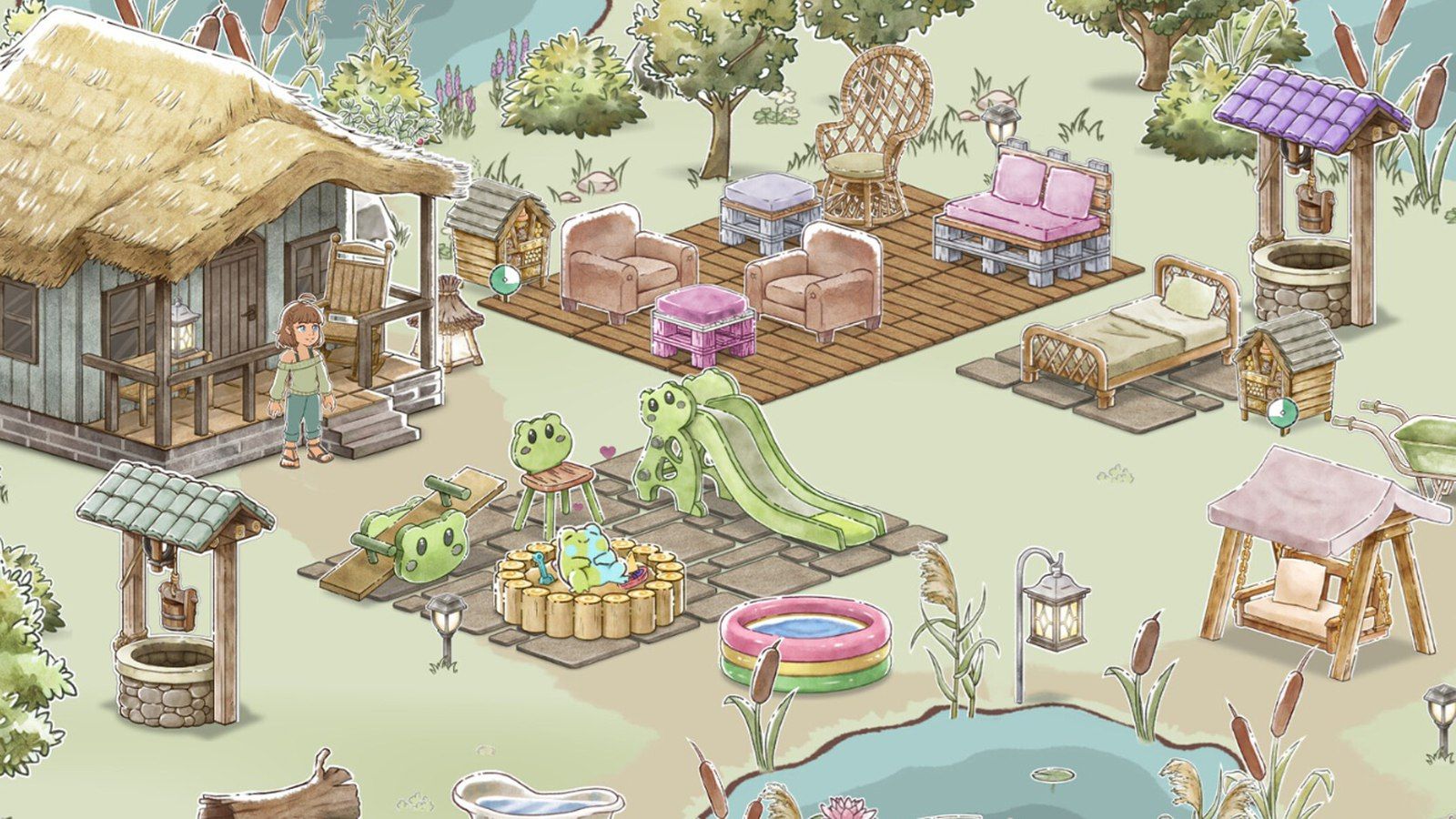 Epic Games Store раздает увлекательные инди-игры: Kamaeru: A Frog Refuge и The Plant Store