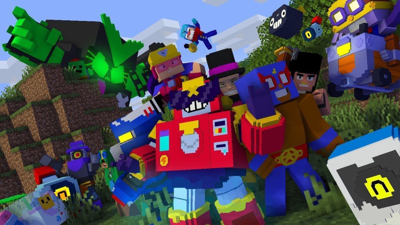 Возможная коллаборация Brawl Stars и Minecraft: мечты фанатов