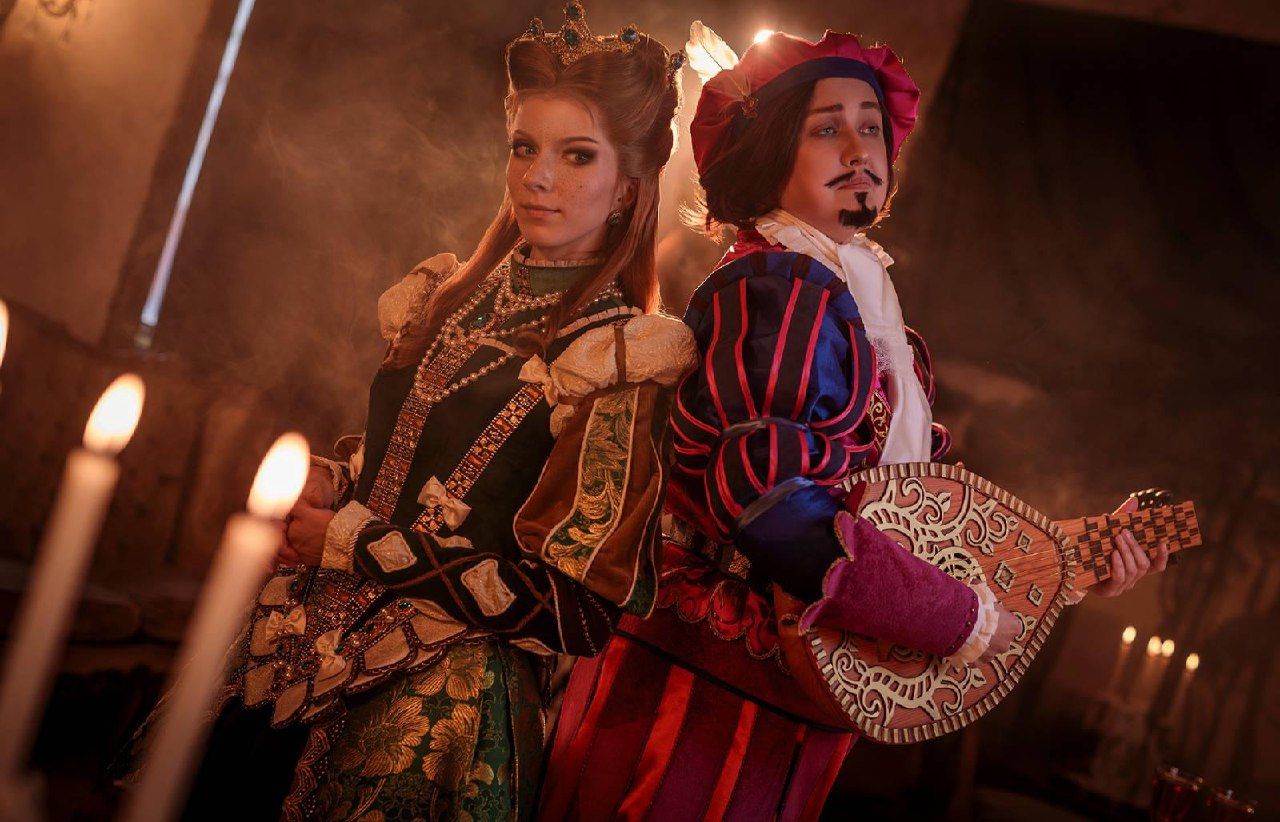 Косплееры воссоздали образы Анны-Генриетты и Лютика из «Ведьмака 3»